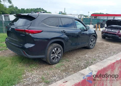 2020 Toyota Highlander Hybrid Xle z USA, uszkodzony, nr VIN 5TDHBRCH9LS507435